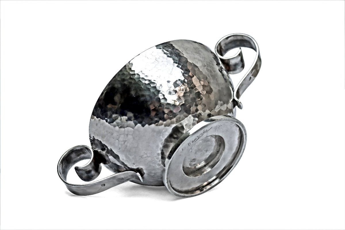 Jean DESPRÉS (1889-1980) Coupe Argent Massif-photo-4
