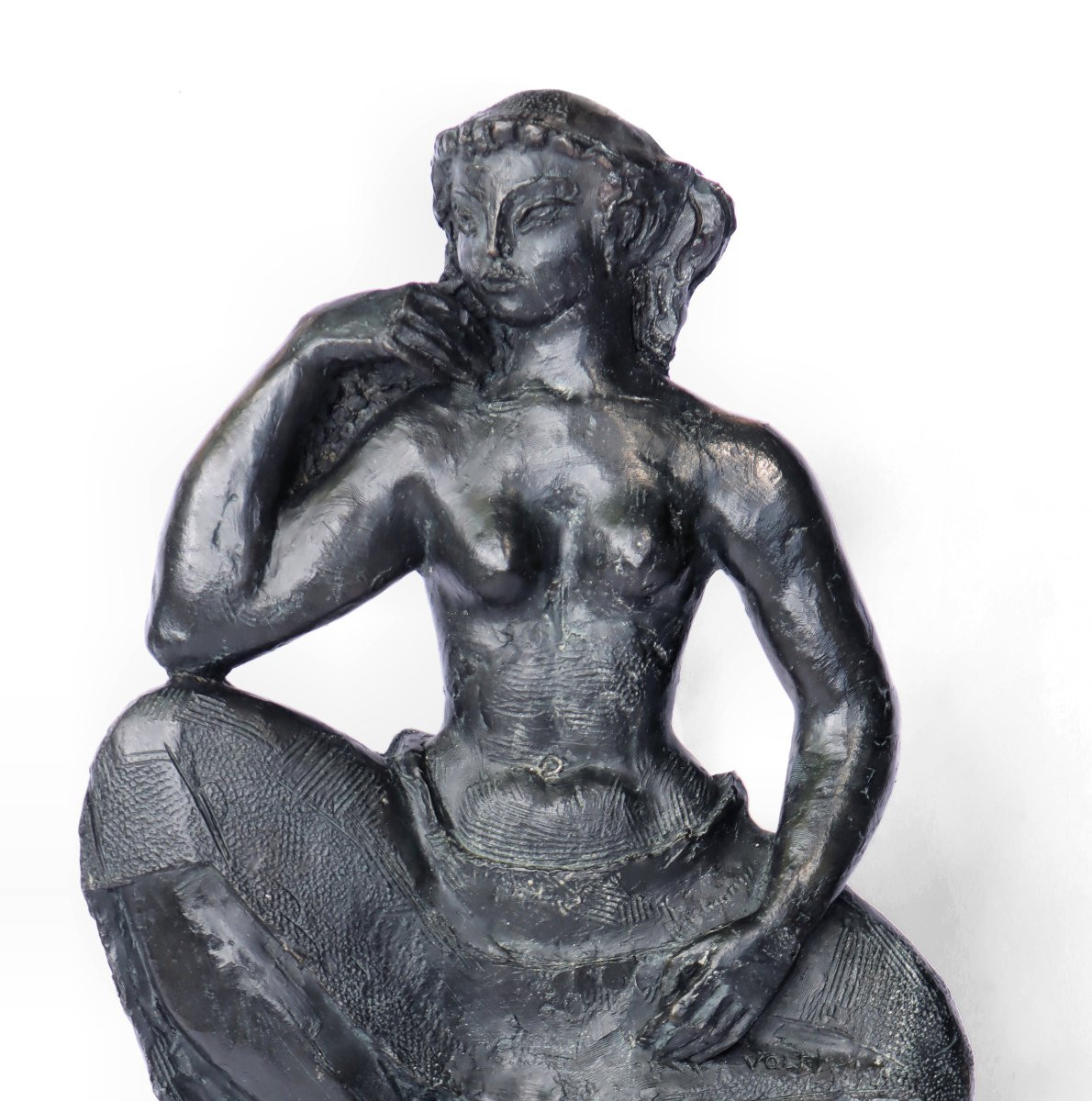 Antoniucci Volti (1915-1989) Bronze "marion" 4/8"-photo-2