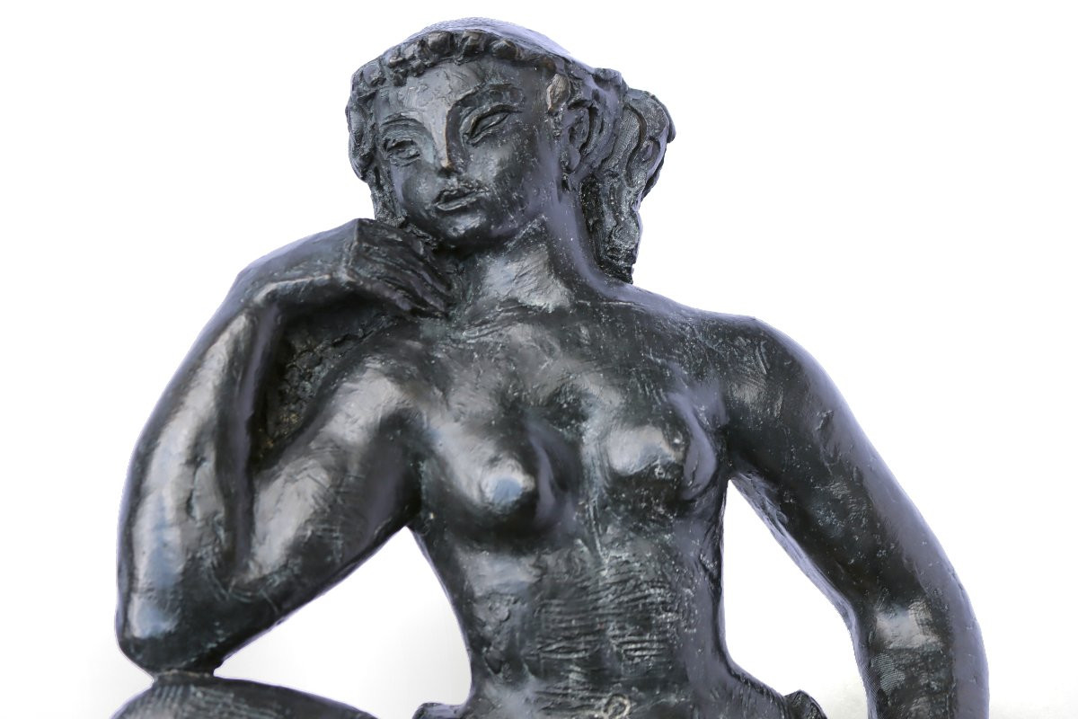 Antoniucci Volti (1915-1989) Bronze "marion" 4/8"-photo-4