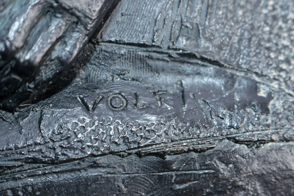 Antoniucci Volti (1915-1989) Bronze "marion" 4/8"-photo-3