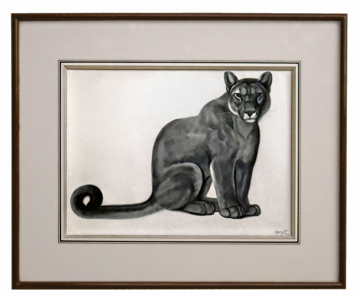 Georges Lucien Guyot (1895-1973) Art Deco Lioness