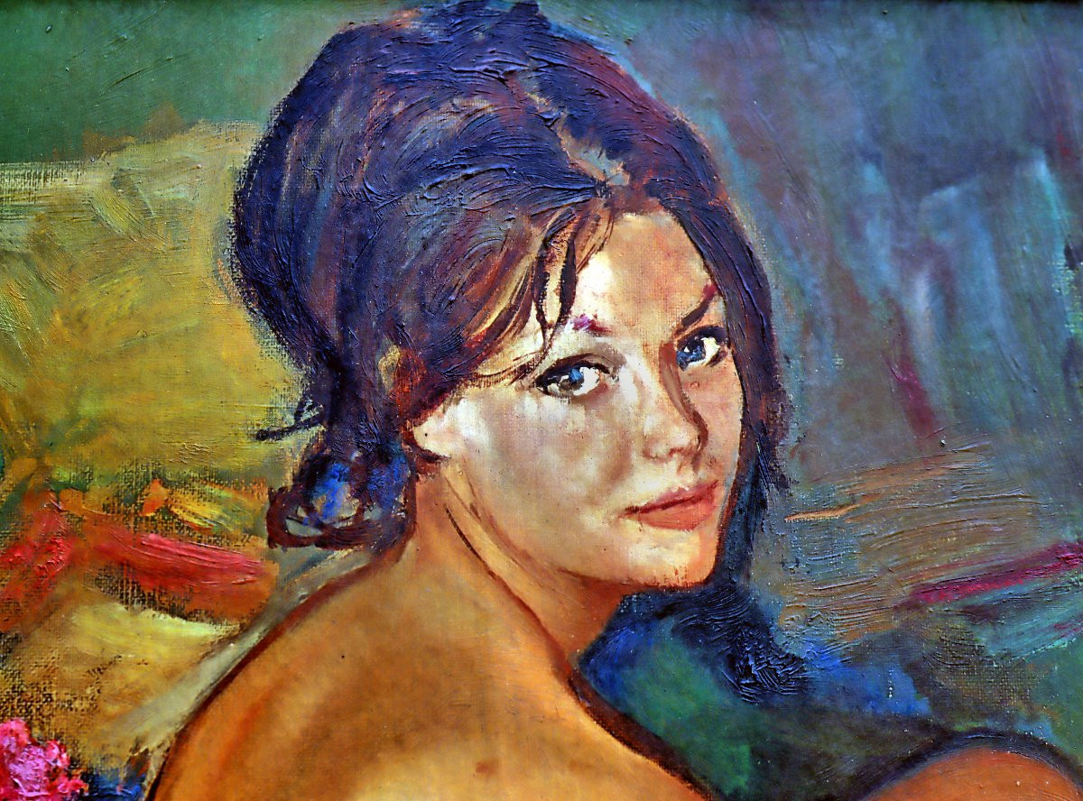 Cadre Montparnasse  & Portrait Nu d'après Pierre-Laurent Brenot (1913-1998)-photo-6