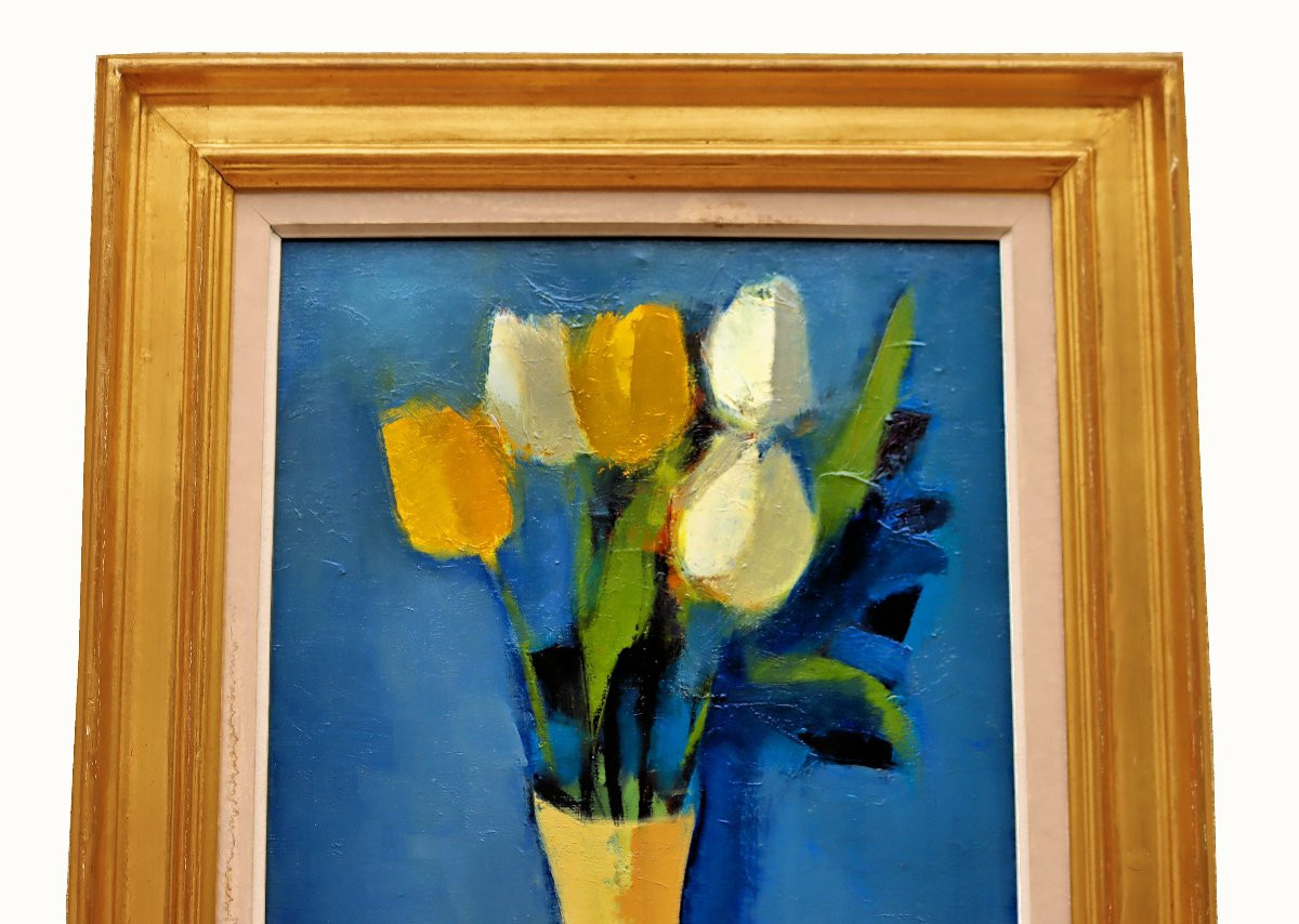 Bouquet Post-Cubiste par Rafel TONA (1903-1987)-photo-2