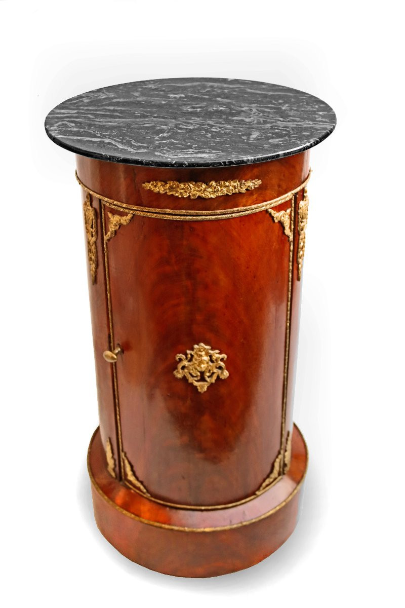 Table Somno Empire XIXe Acajou et Bronze-photo-2