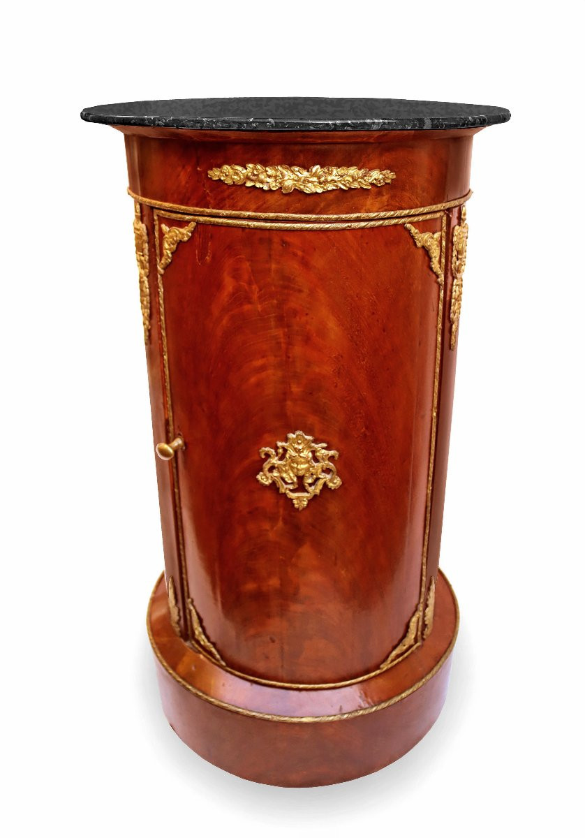 Table Somno Empire XIXe Acajou et Bronze-photo-3