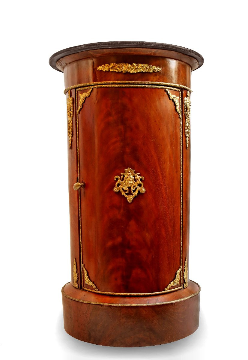 Table Somno Empire XIXe Acajou et Bronze-photo-4