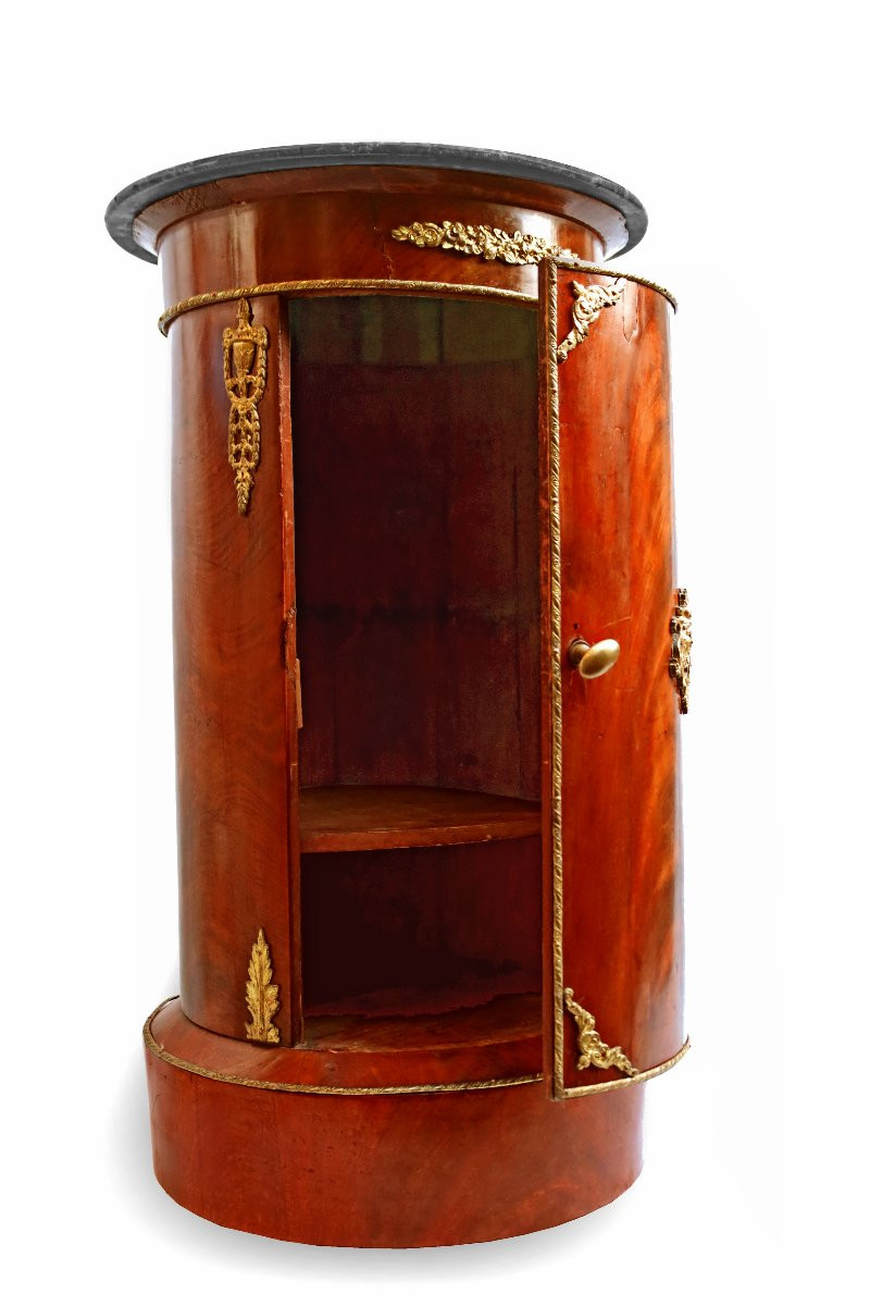 Table Somno Empire XIXe Acajou et Bronze-photo-2