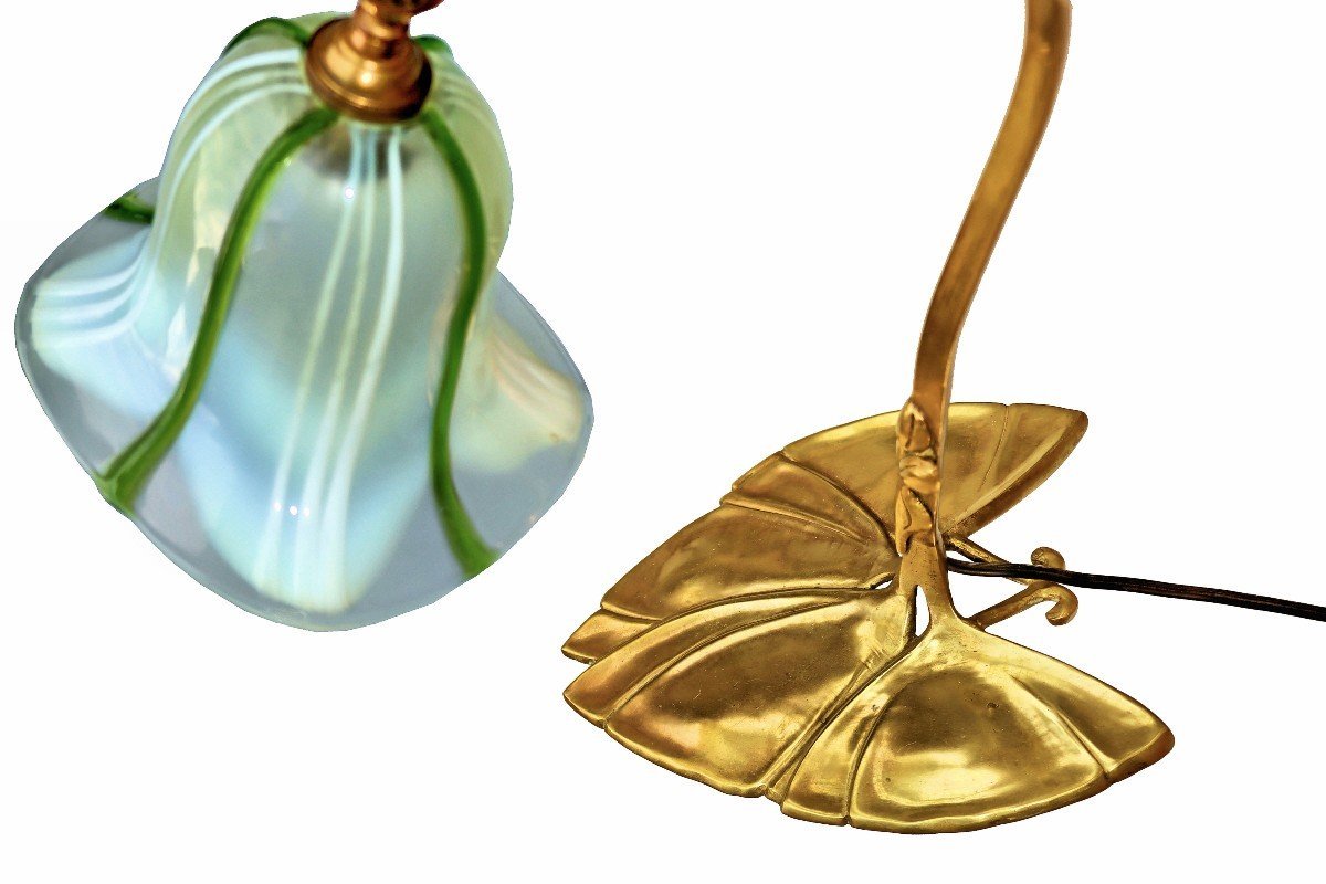 Art Nouveau Water Lily Lamp 1900 -photo-2