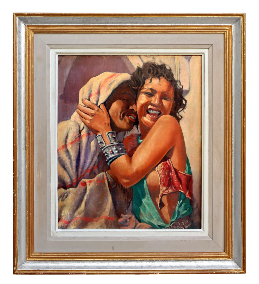 Tableau Orientaliste Miloud Boukerche (1918-1979)