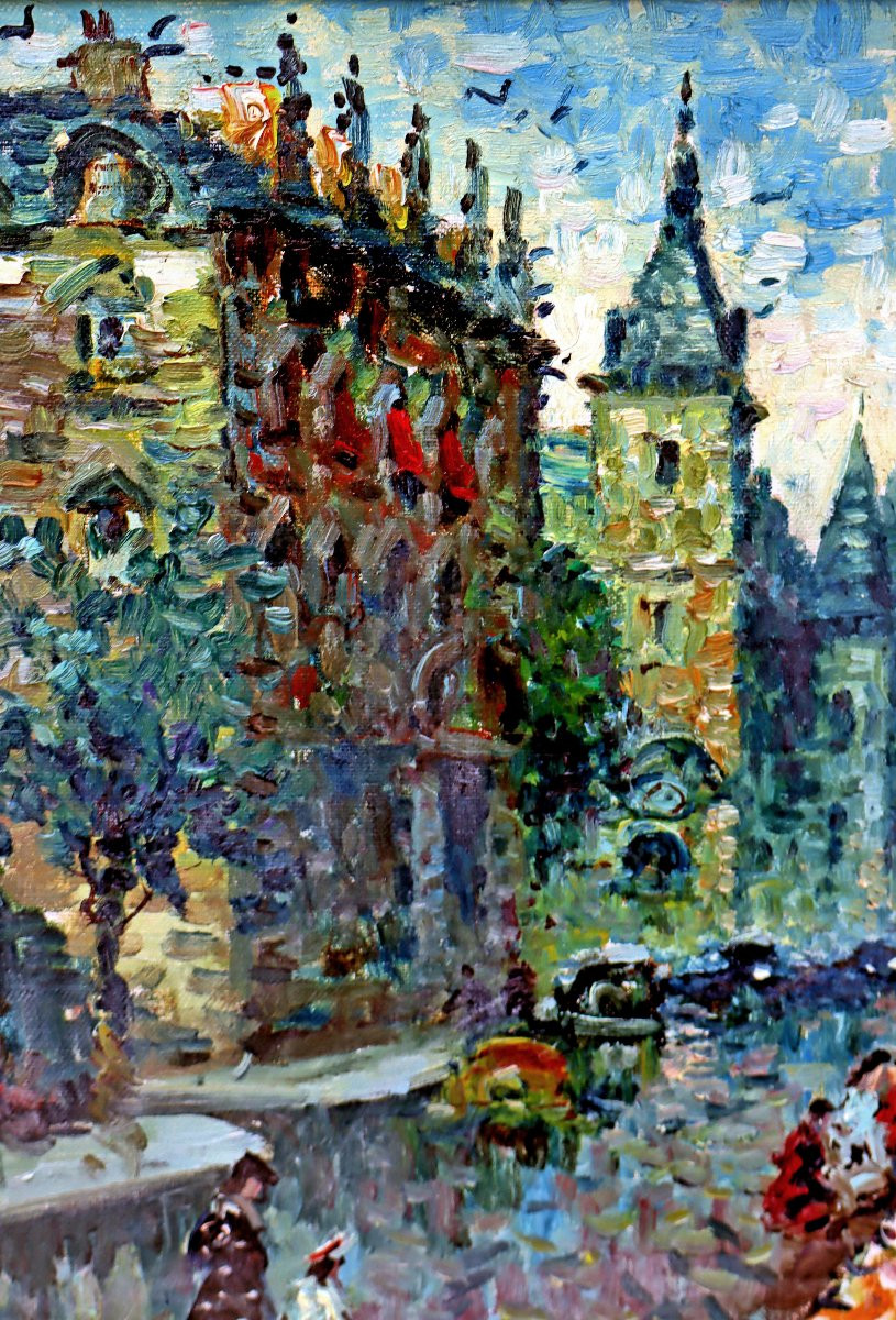 Ameglio Mério (1897-1970) Paris, île De La Cité Impressionniste-photo-1
