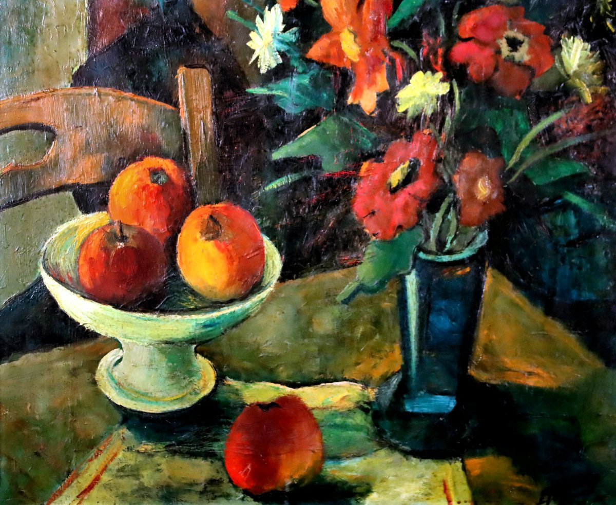 Jarry (20th Century) Post-impressionist Painting-photo-3