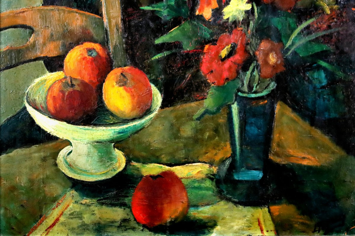 Jarry (20th Century) Post-impressionist Painting-photo-2