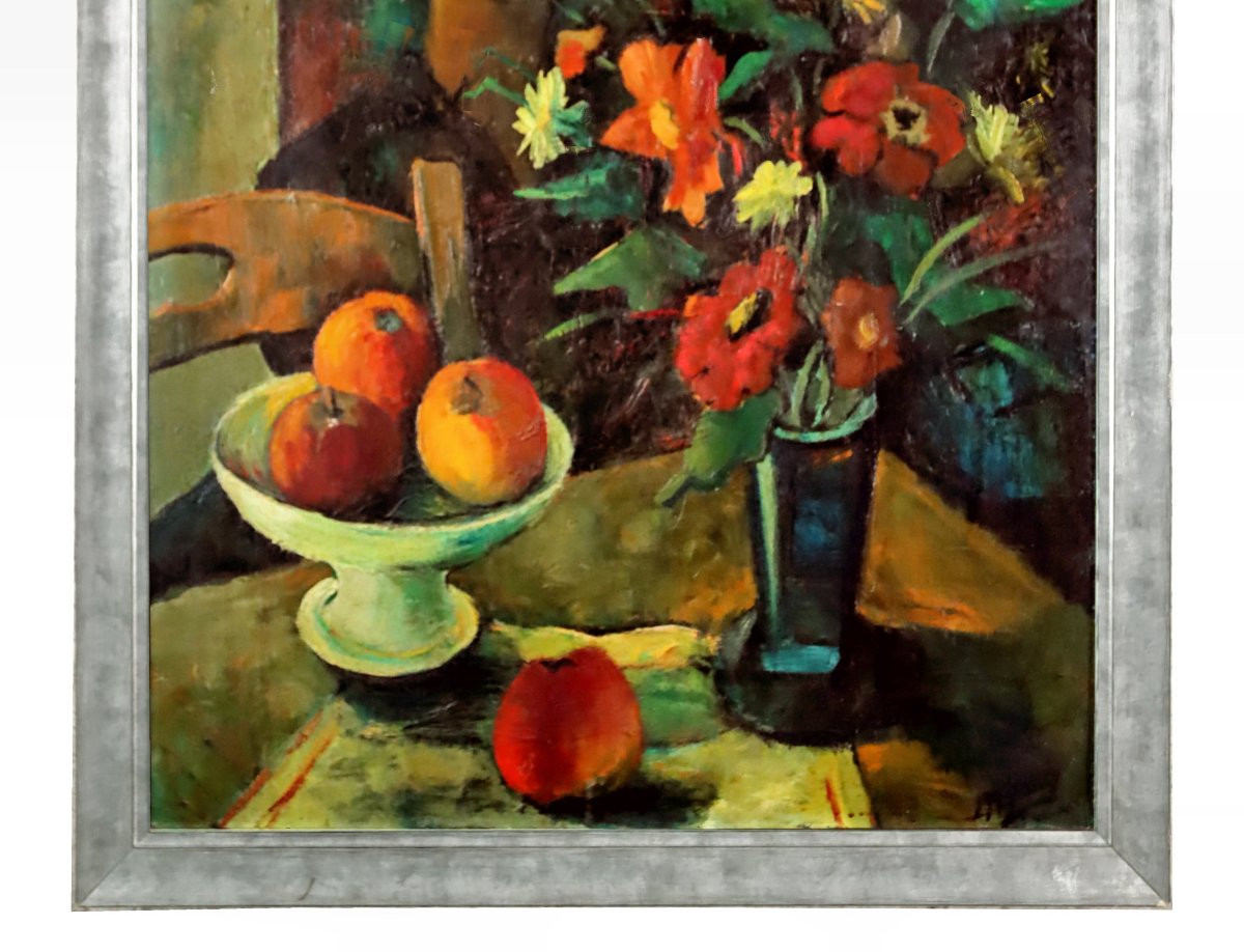 Jarry (20th Century) Post-impressionist Painting-photo-5