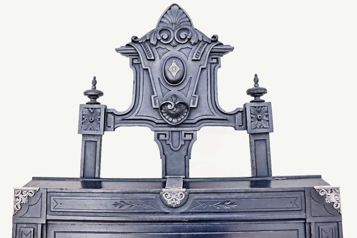 Secretary Desk, Love Letter Style, Easel-shaped, Napoleon III Era-photo-5