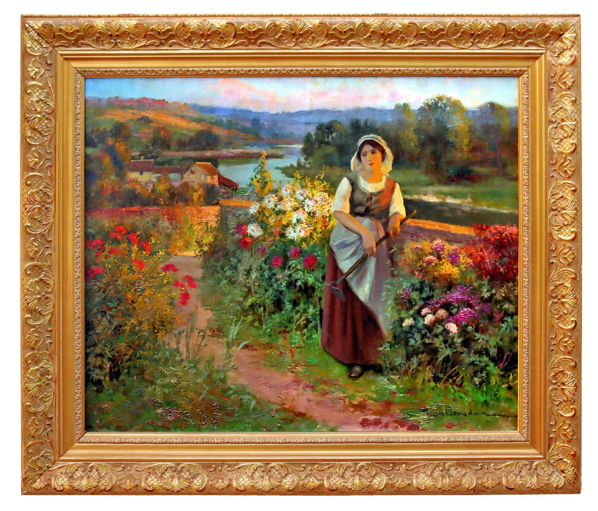 Jean Beauduin (1851-1916) Impressionist Portrait