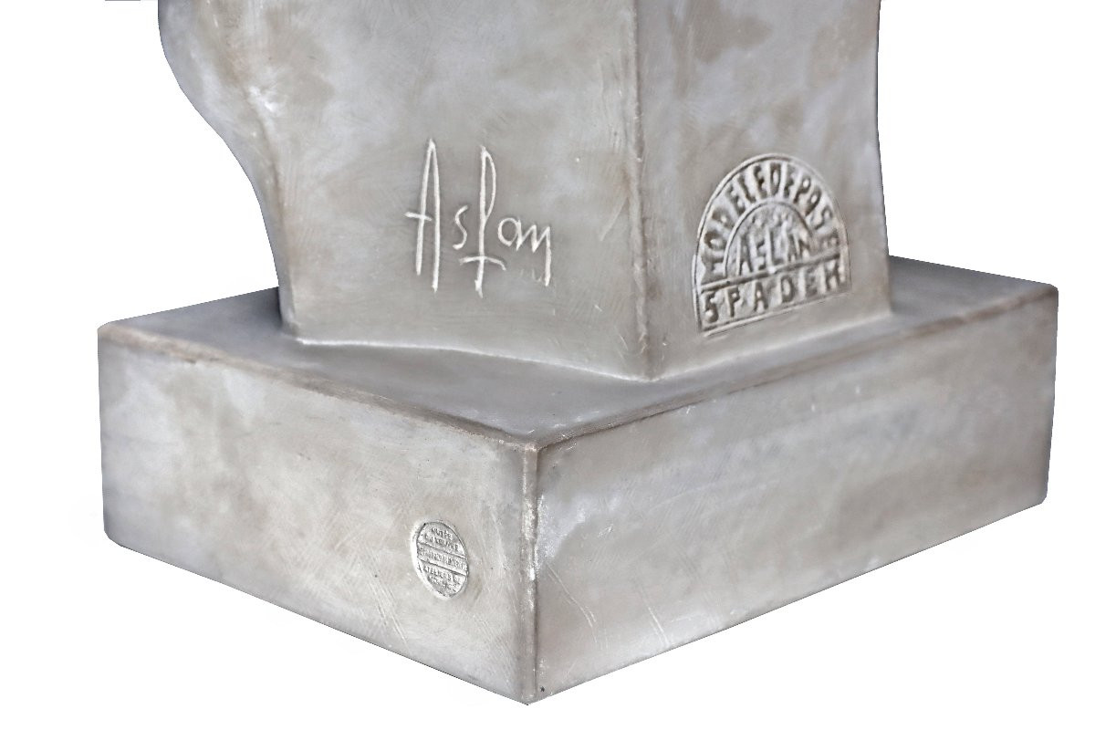 Aslan (1930-2014) Buste de Brigitte Bardot en Marianne de la République-photo-7