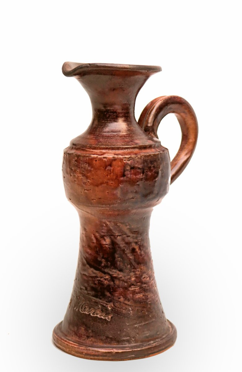 Jean MARAIS (1913-1998) Aiguière en Céramique-photo-3