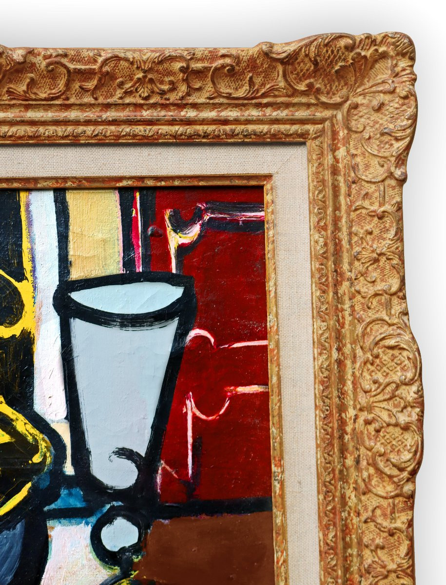 Claude VENARD (1913-1999) Huile sur toile Nature Morte-photo-1