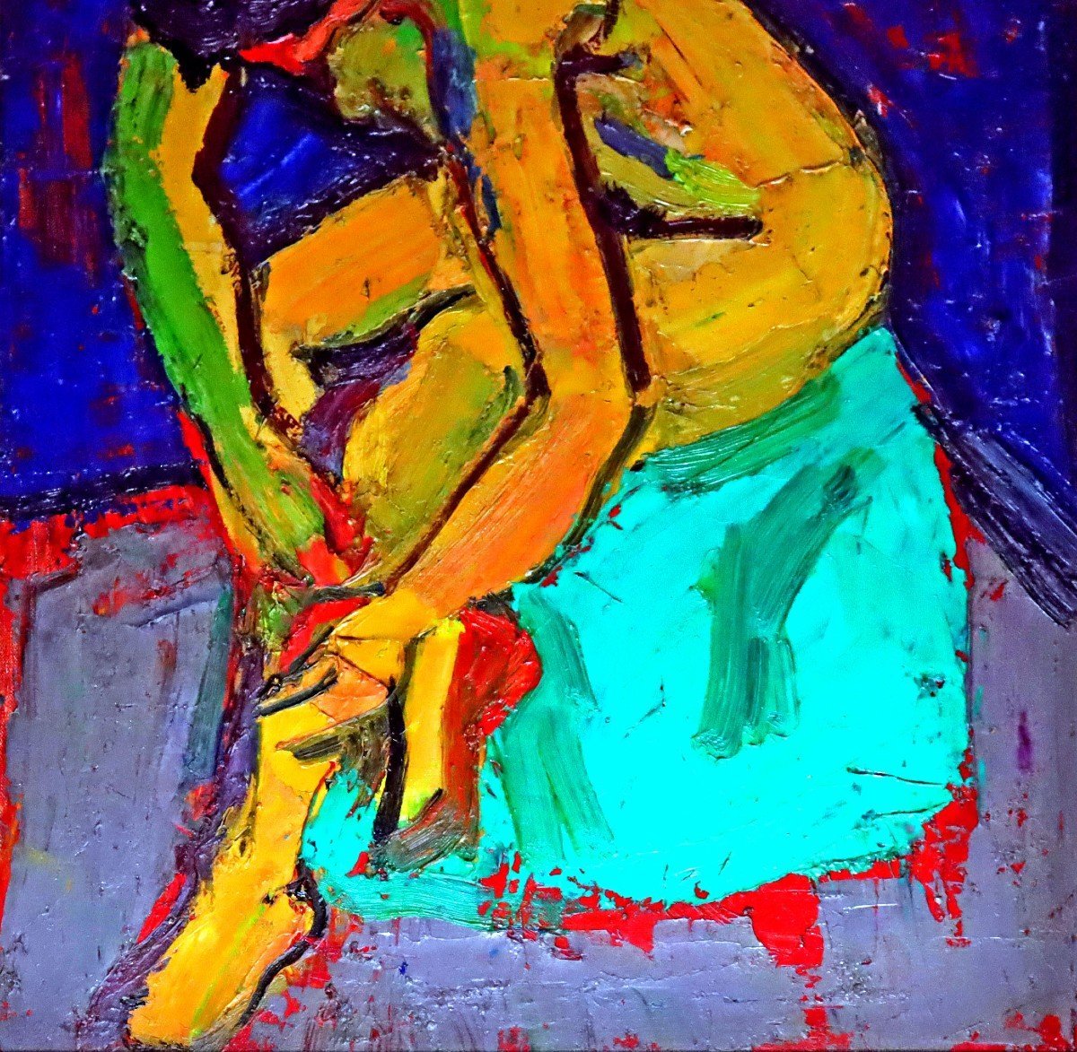 Pierre AMBROGIANI (1907-1985) Femme Assise-photo-4