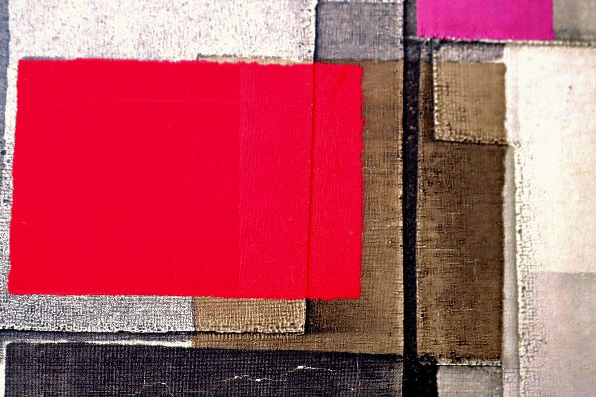 Norio Azuma (1928-2004) Abstraction “blooming Hill”-photo-3