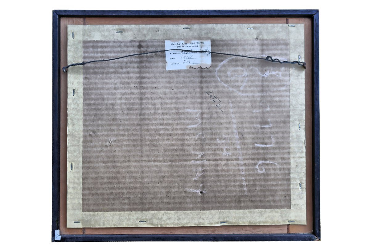 Norio Azuma (1928-2004) Abstraction “blooming Hill”-photo-5