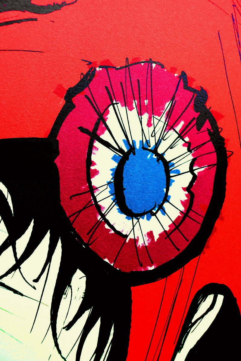 Bernard Buffet (1928-1999) "marianne" Large Lithograph (justified)-photo-3