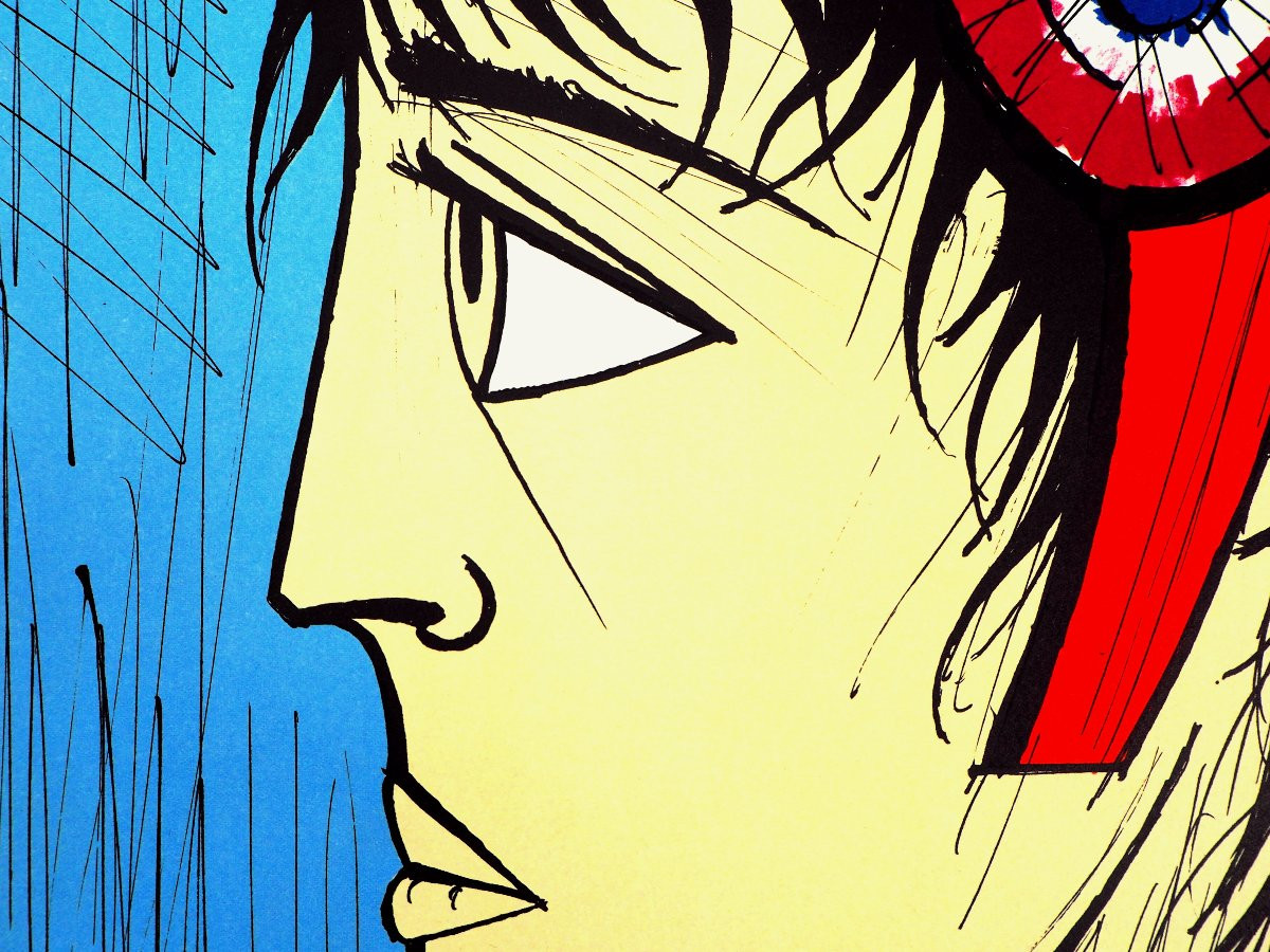 Bernard Buffet (1928-1999) "marianne" Large Lithograph (justified)-photo-6