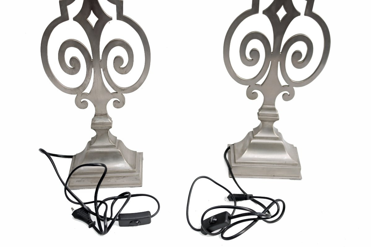 Maison Charles Paire de Lampes -modèle Rinceaux--photo-7