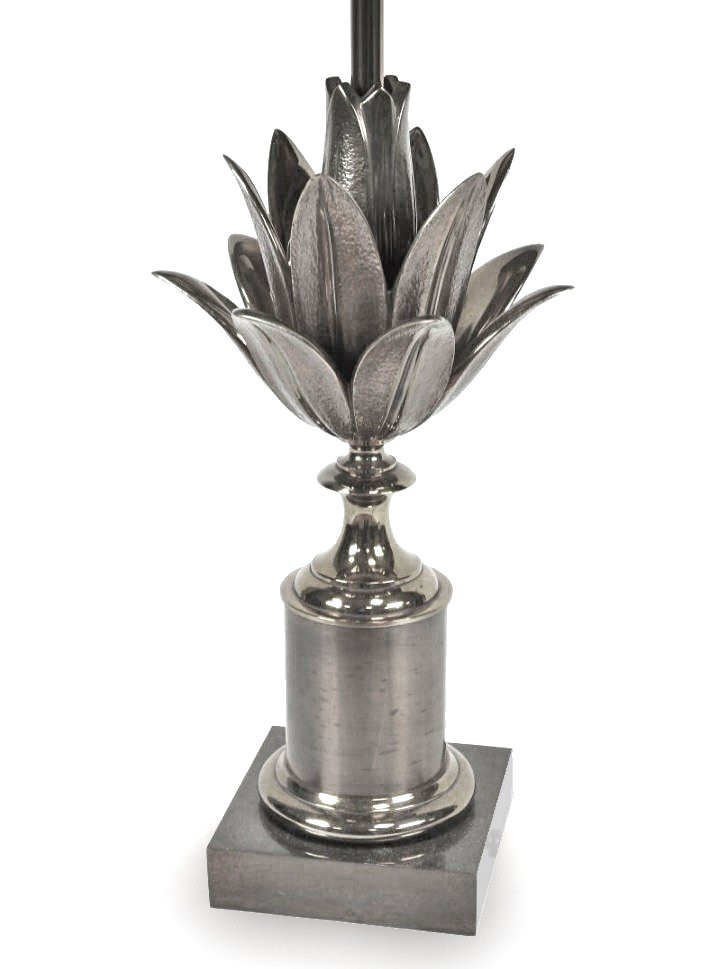 Maison Charles Large "lotus" Lamp 1970-photo-3