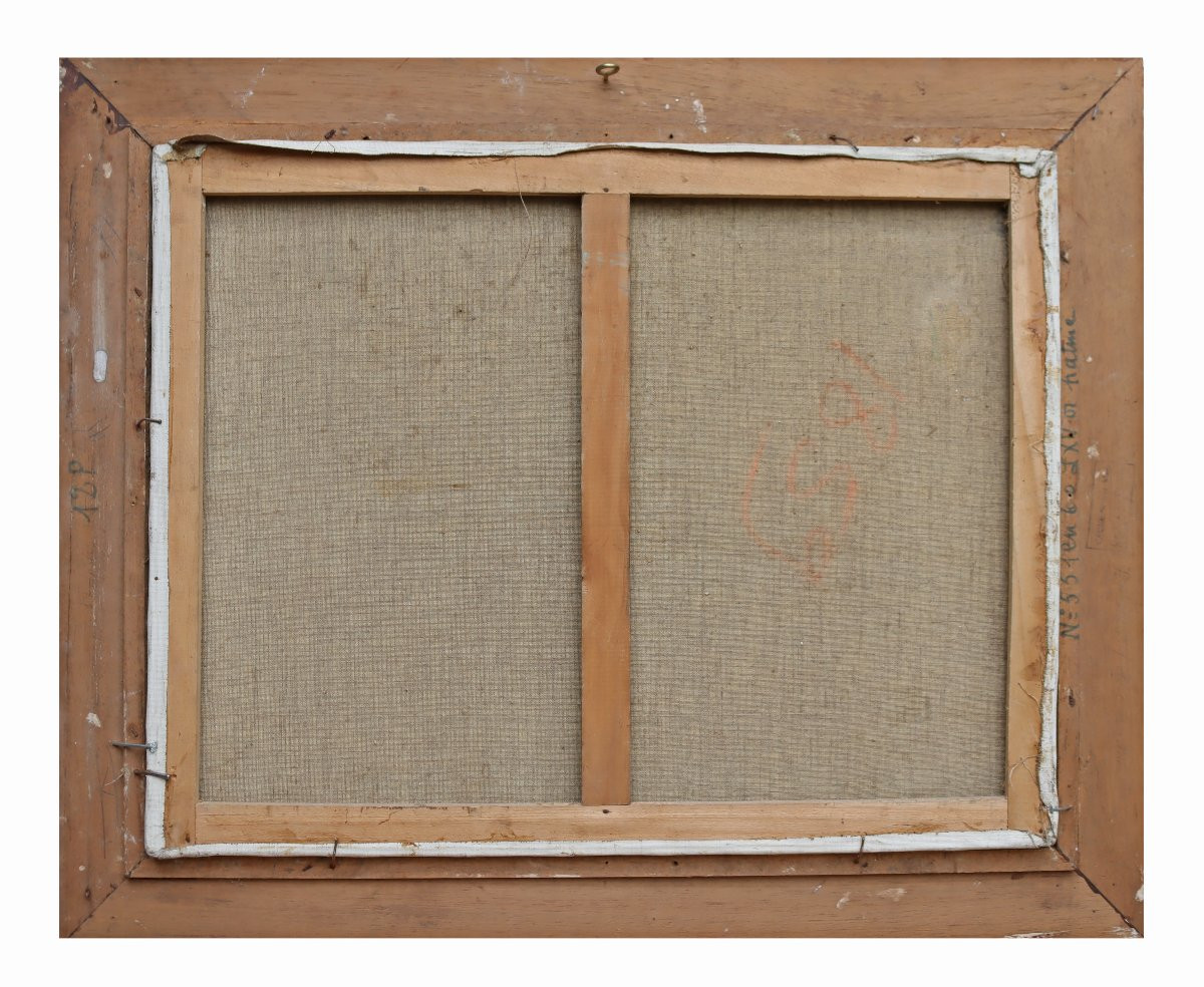 View Of The Seine In Paris Signed And Dated 1966-photo-6