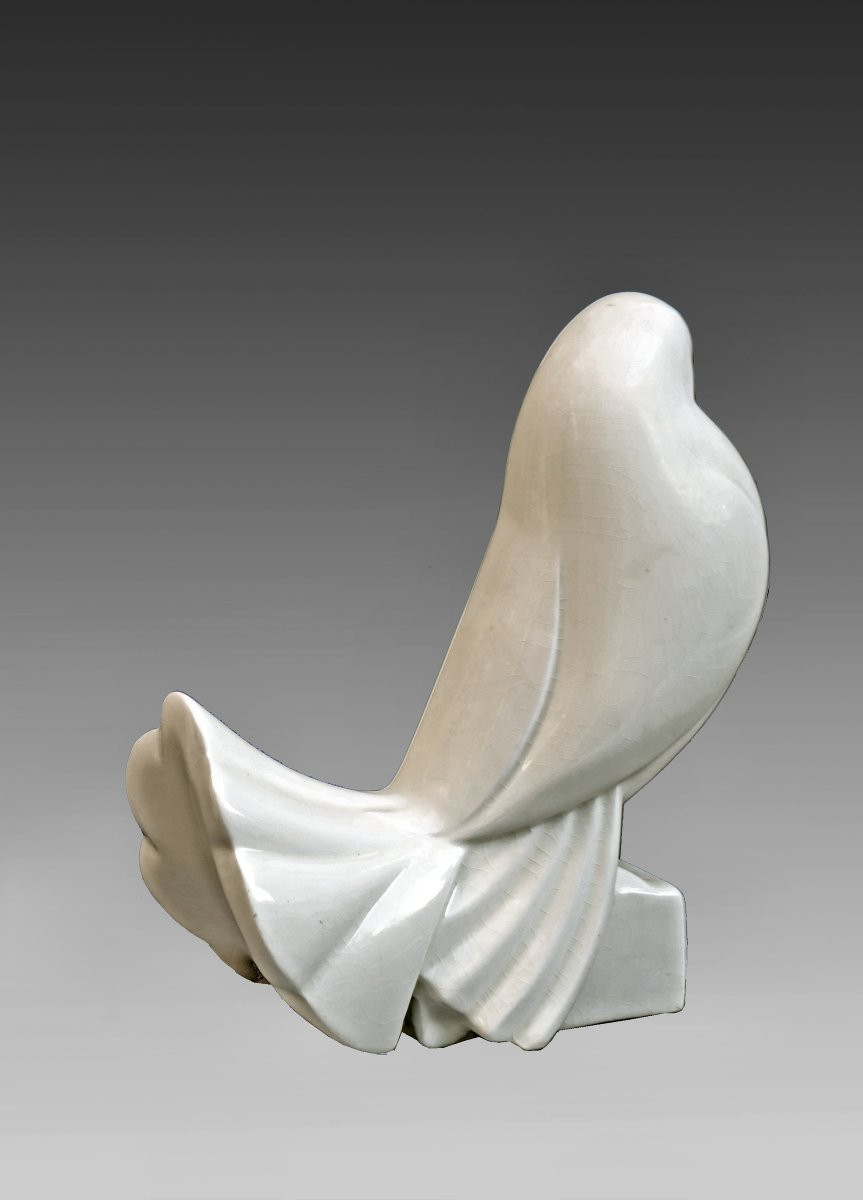 Jacques ADNET (1900-1984) Paire de sculpture Art Déco 1925-photo-4