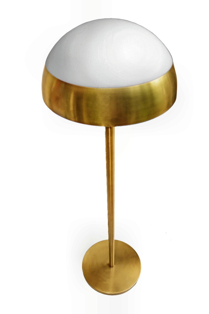 Jean PERZEL (1892-1986) Lampadaire Art Déco-photo-3