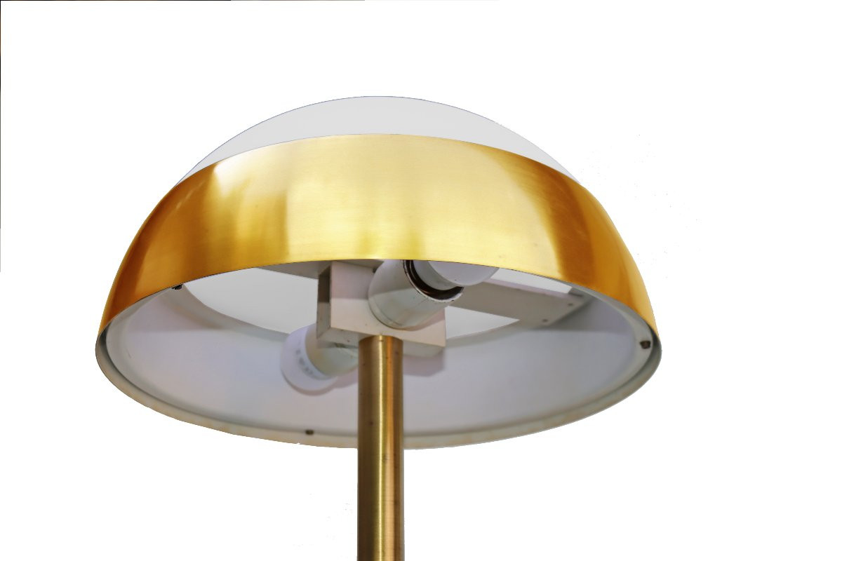 Jean PERZEL (1892-1986) Lampadaire Art Déco-photo-4