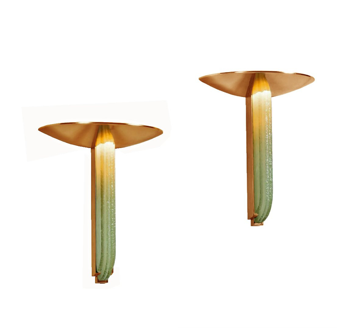 Jean PERZEL  (1892-1986) Paire d'appliques Art Déco-photo-2