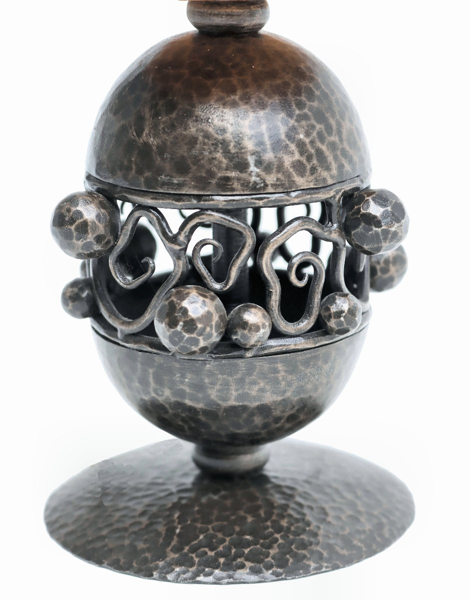 E. BRANDT & DAUM Paire de Lampes Art Déco-photo-5