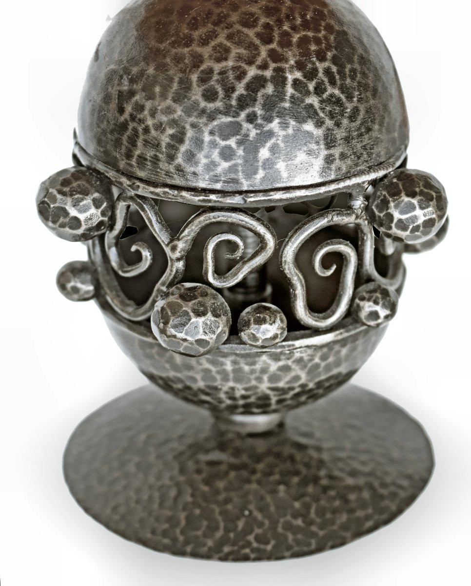 E. BRANDT & DAUM Paire de Lampes Art Déco-photo-6