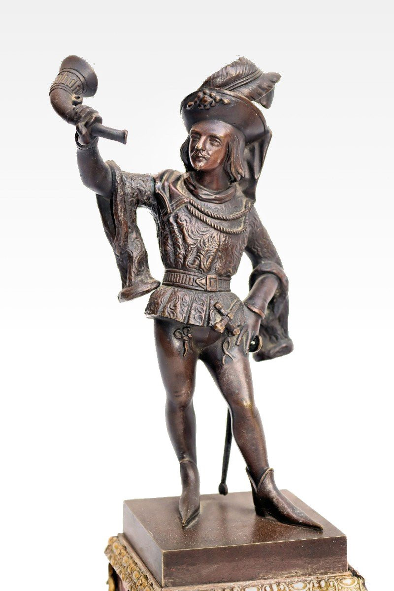 Antonin Moine (1796-1849) Paire De Statues En Bronze époque Charles X-photo-2