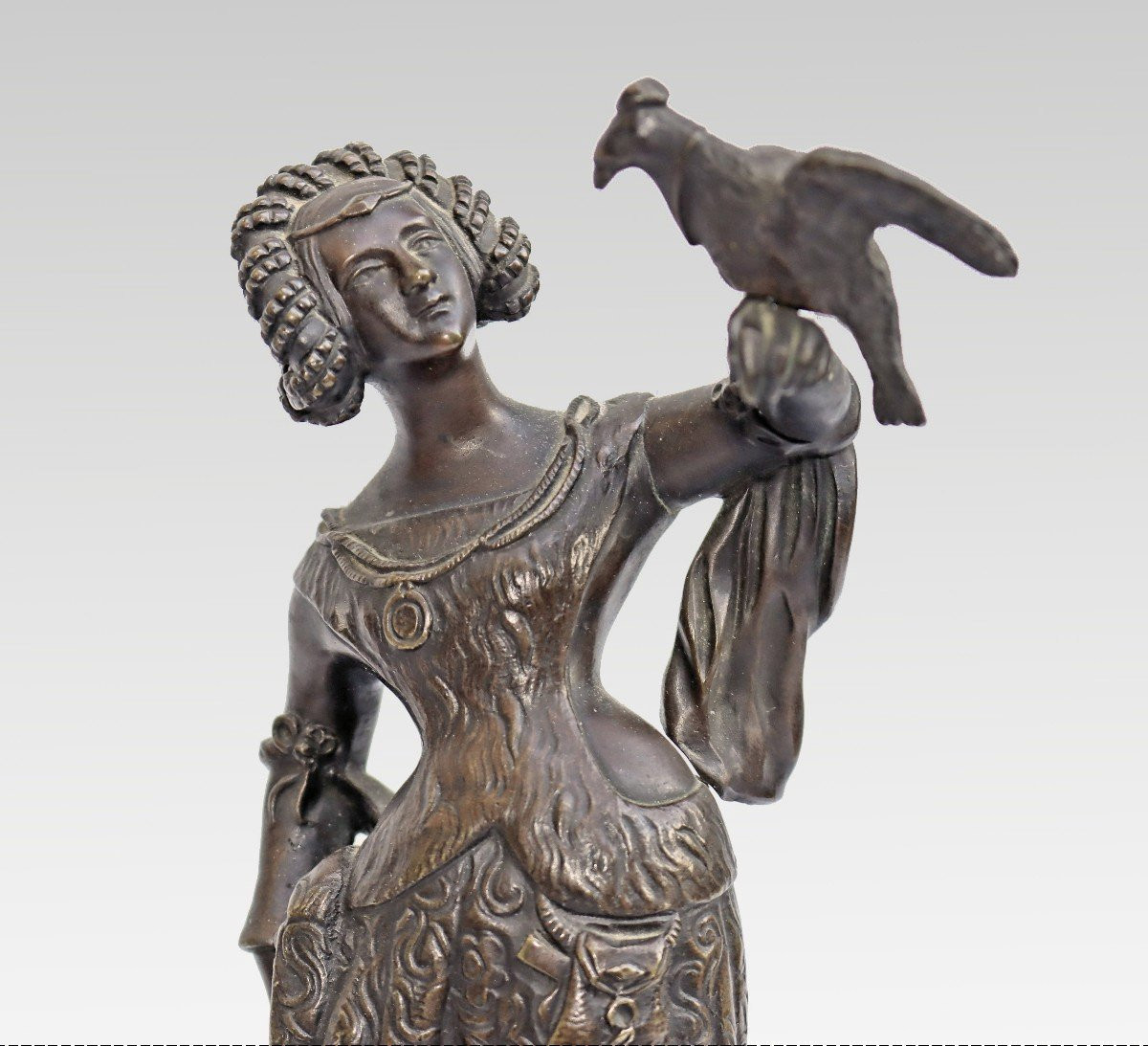 Antonin Moine (1796-1849) Paire De Statues En Bronze époque Charles X-photo-3