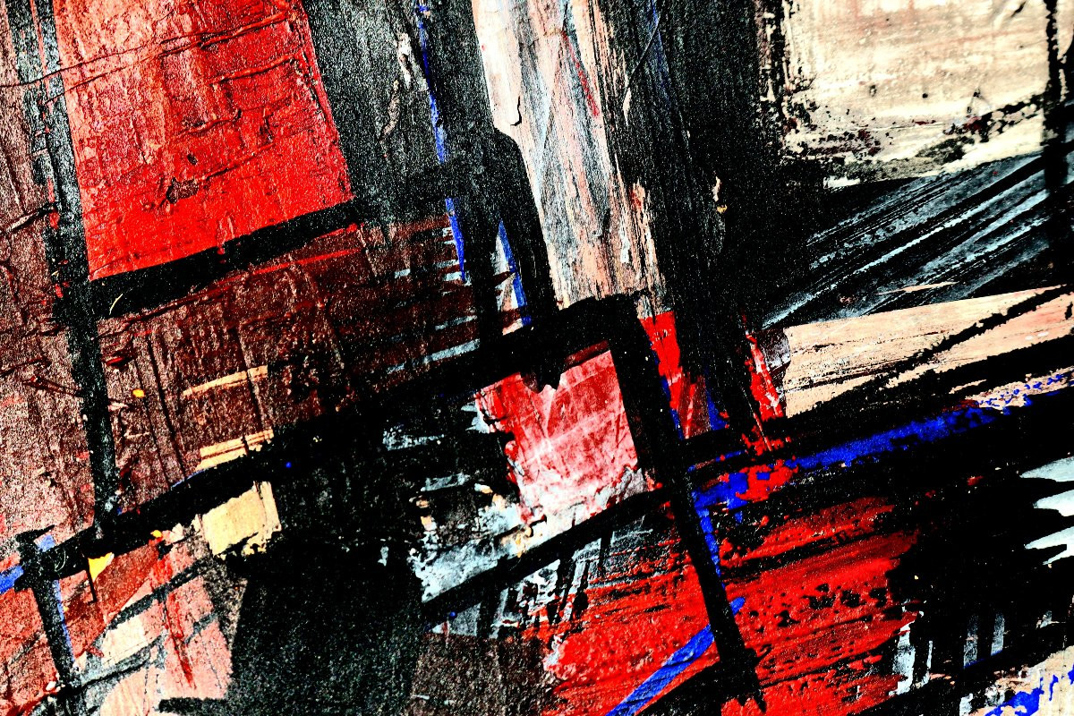 Jean Signovert (1919-1981) Cubist Abtraction Dated 1959-photo-2