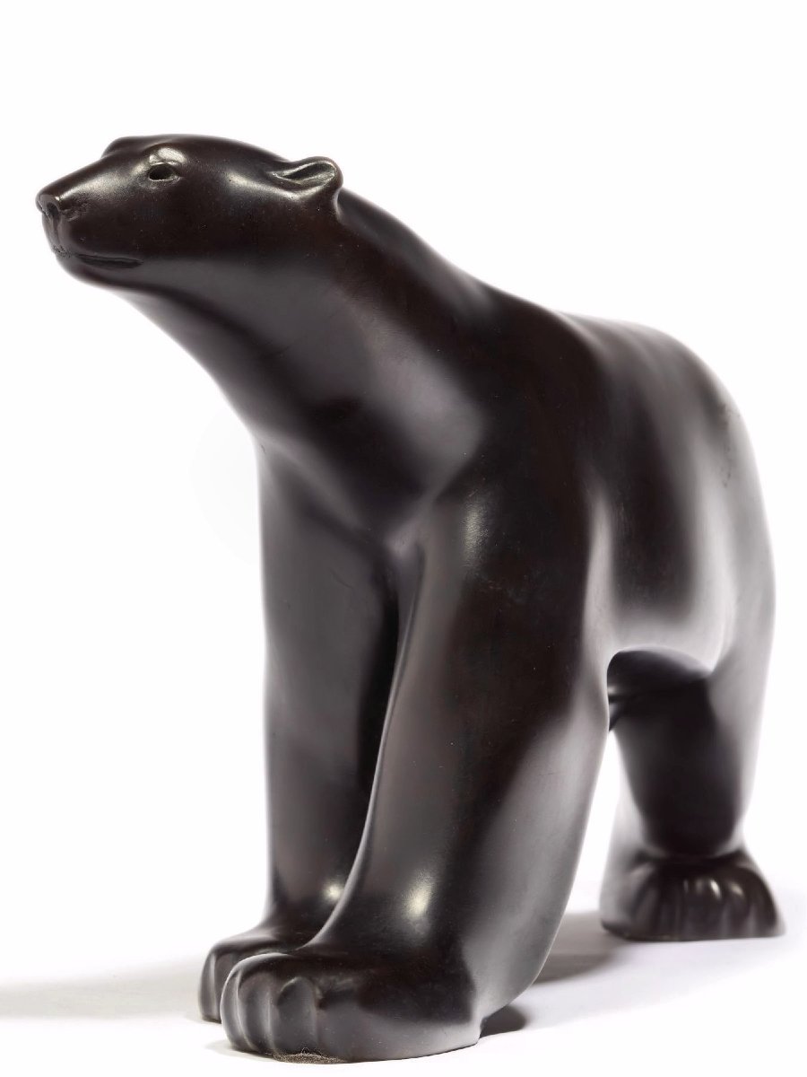 François POMPON (1855-1933) Ours Bronze n°4/8-photo-2