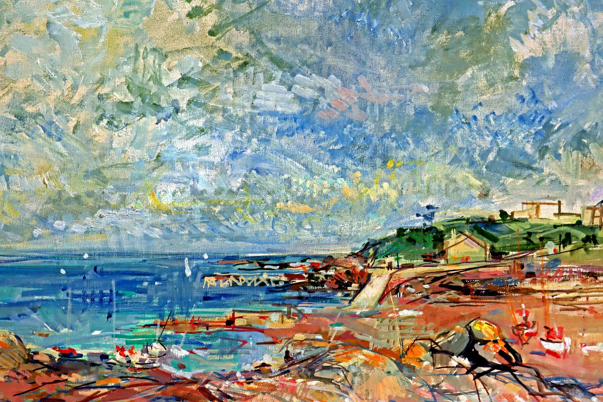 Jean Commère (1920-1986) Seaside In Normandy-photo-2