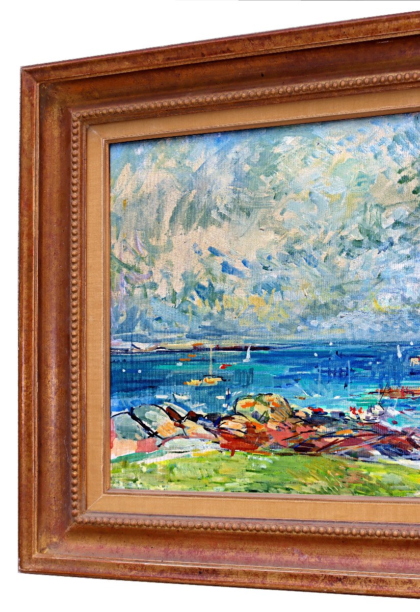 Jean Commère (1920-1986) Seaside In Normandy-photo-3