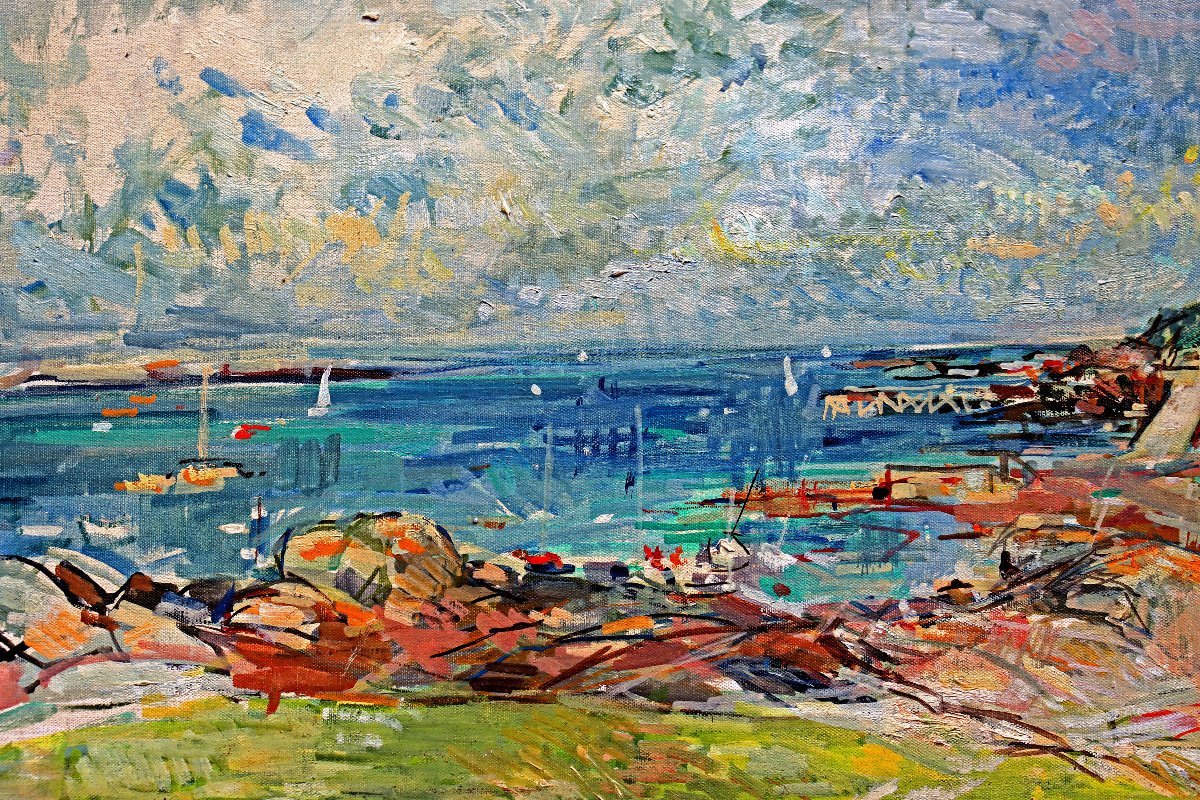 Jean Commère (1920-1986) Seaside In Normandy-photo-2