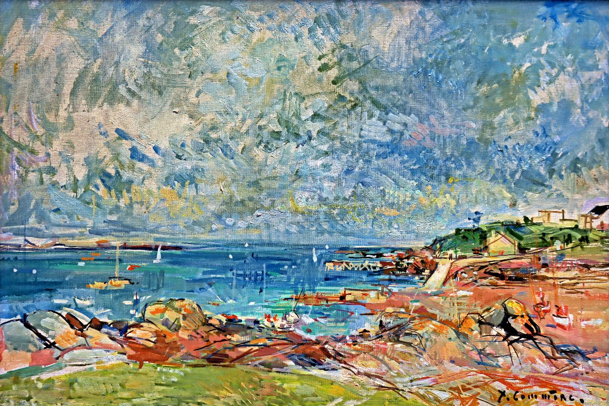Jean Commère (1920-1986) Seaside In Normandy-photo-6