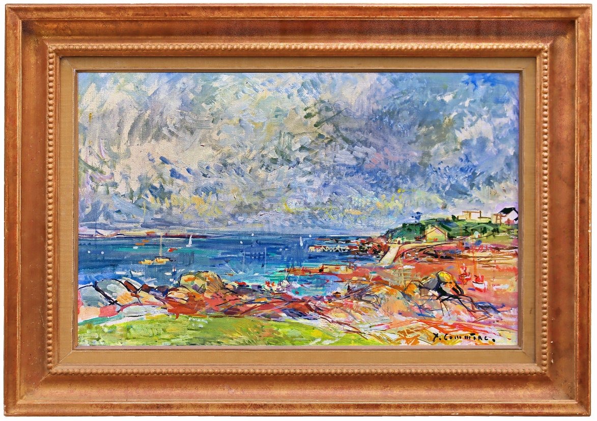 Jean Commère (1920-1986) Seaside In Normandy