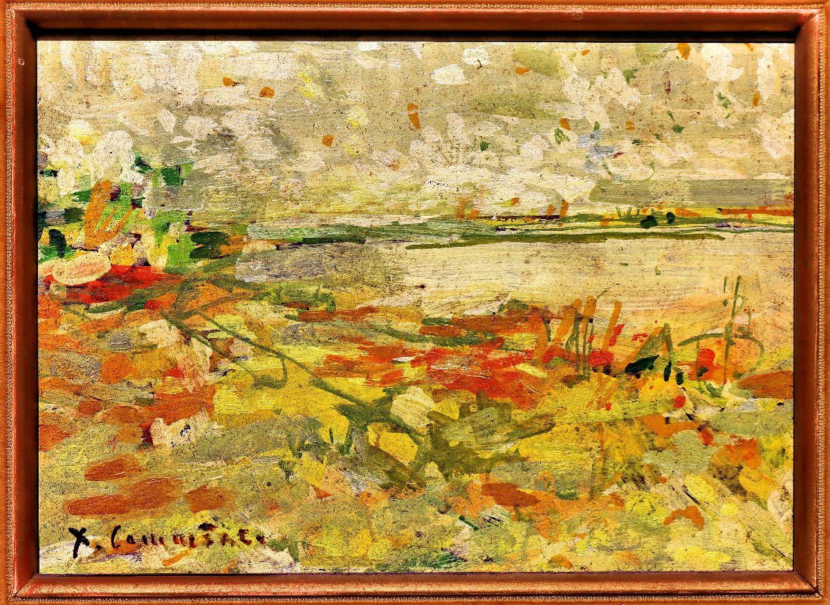 Jean Commère (1920-1986) Marshes In Sologne-photo-4