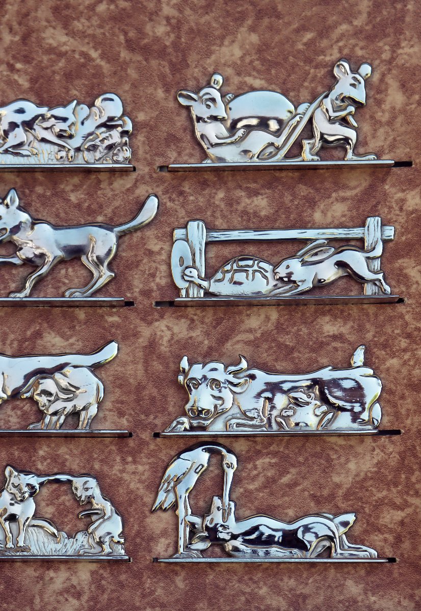 Benjamin Rabier (1864-1939) Art Deco Knife Rack-photo-6