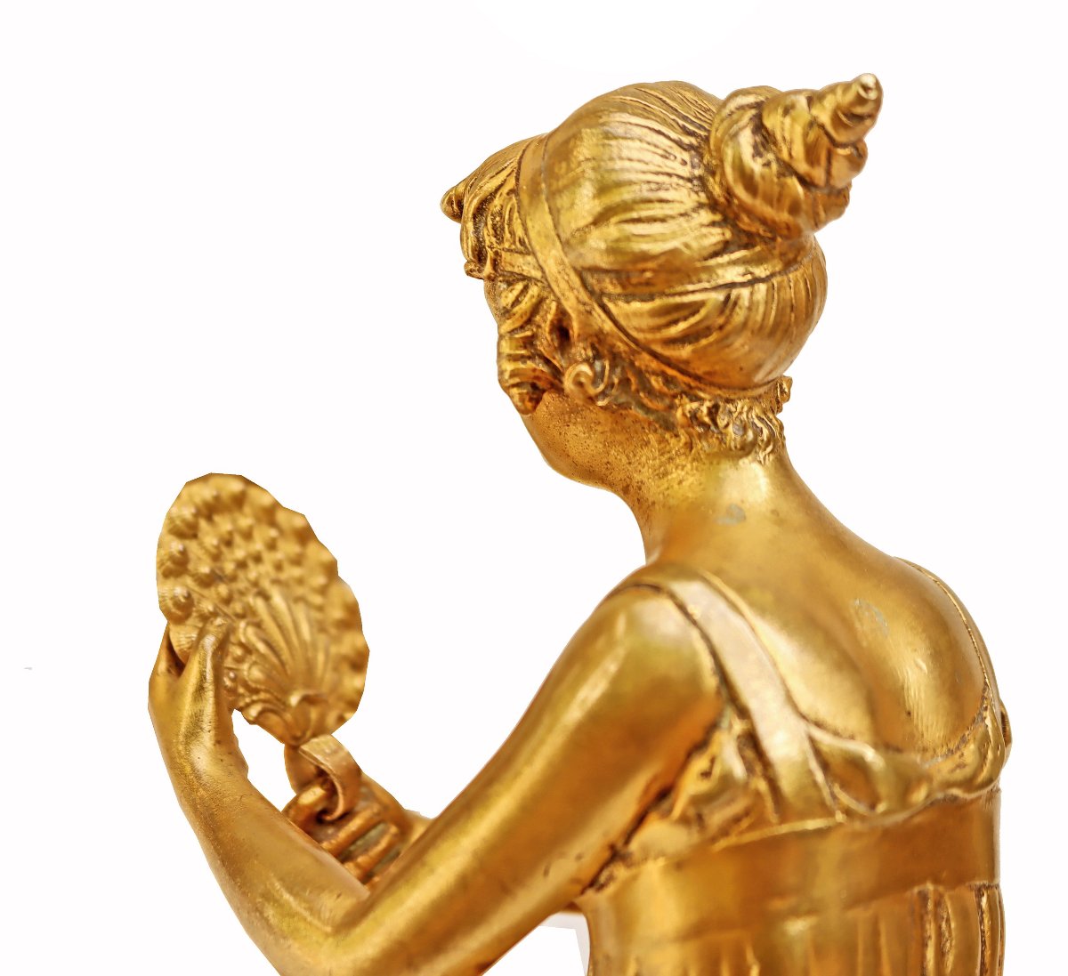 Empire Gilt Bronze Lamp After Boizot (1743-1809)-photo-5