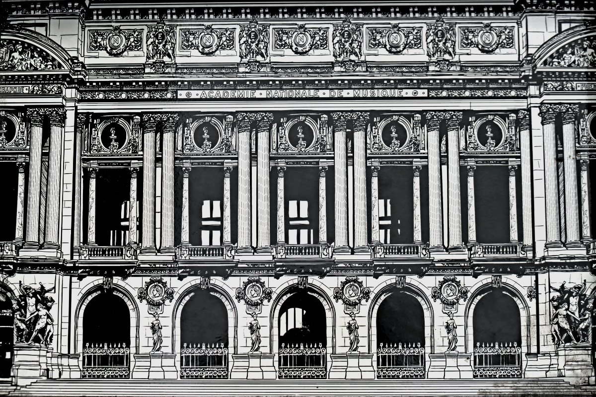 Table Bronze 1950 "Palais Garnier"-photo-6
