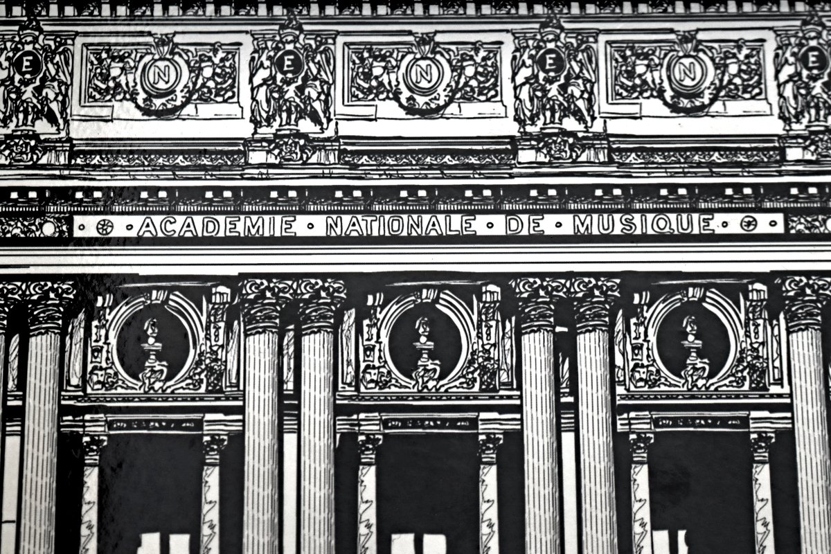 Table Bronze 1950 "Palais Garnier"-photo-7